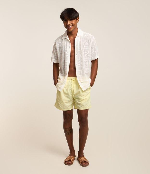 Bermuda Básica em Microfibra com Cós Elástico - 2