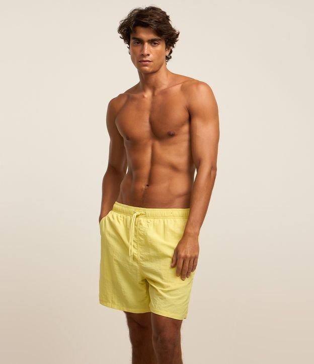 Bermuda Básica em Microfibra com Cós Elástico - 3