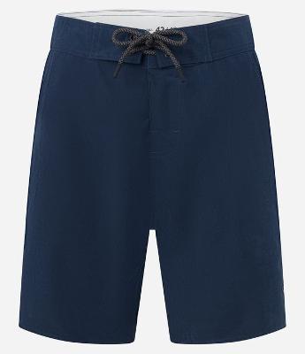 Bermuda com Cós Fixo e Cordão Contrastante