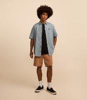 Bermuda com Cós Fixo e Cordão Contrastante - 3