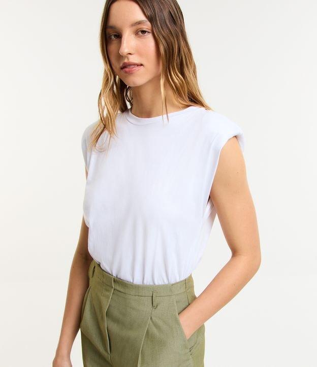 Macacão Alfaiatado com Efeito Blusa e Calça e Zíper nas Costas - 1