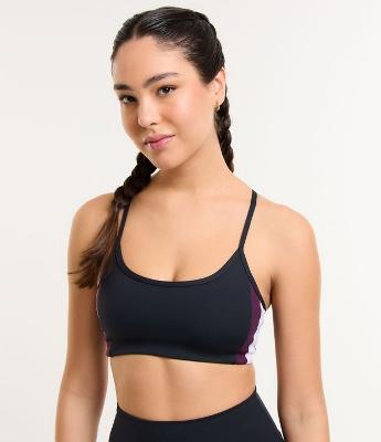 Top de Alça Sem Bojo em Microfibra com Recortes Laterais