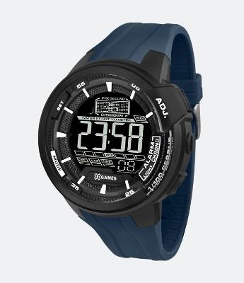 Relógio X-Games Digital com Pulseira em Silicone e Caixa em Poliuretano XMPPD467-PXDX