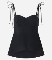 Blusa em Viscose Alfaiatada com Recortes e Amarração nas Alças - 2