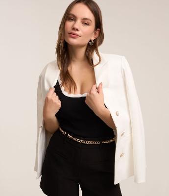 Blusa Regata em Viscose com Detalhe de Ondinhas