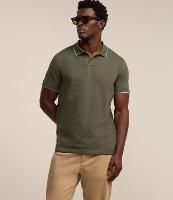 Polo em Algodão com Textura Waffle - 1