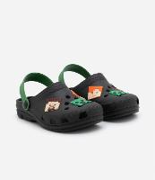 Sandália Babuche Infantil com Patch do Minecraft - Tam 22 ao 34 - 1