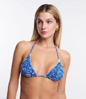 Biquíni Top Cortininha em Microfibra com Estampa Tropical - 1