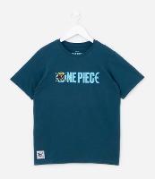 Camiseta Infantil com Estampa do One Piece - Tam 5 a 14 anos - 1