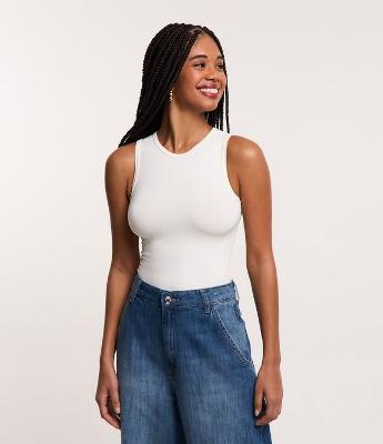 Blusa sem Manga Básica em Poliamida
