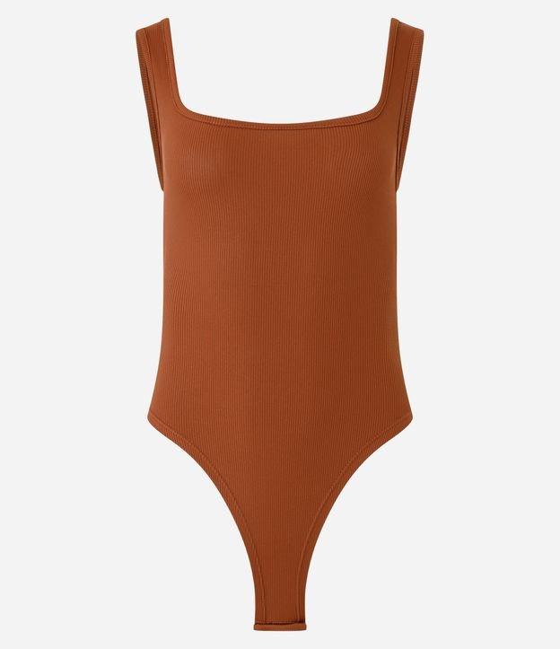 Body Básico em Ribana com Decote Quadrado - 1