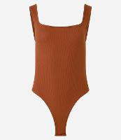 Body Básico em Ribana com Decote Quadrado - 1