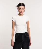 Blusa Básica em Poliamida com Manga Curta - 1