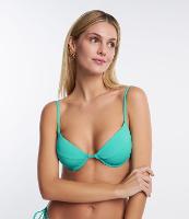 Biquíni Top Meia Taça em Microfibra com Recorte no Busto - 1