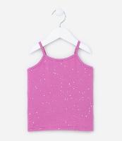 Regata Infantil com Brilhinhos de Coração Aplicados 
- Tam 1 a 5 anos - 1