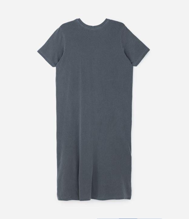 Vestido Midi em Algodão Efeito Estonado Curve & Plus Size - 1