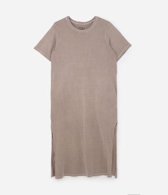 Vestido Midi em Algodão Efeito Estonado Curve & Plus Size