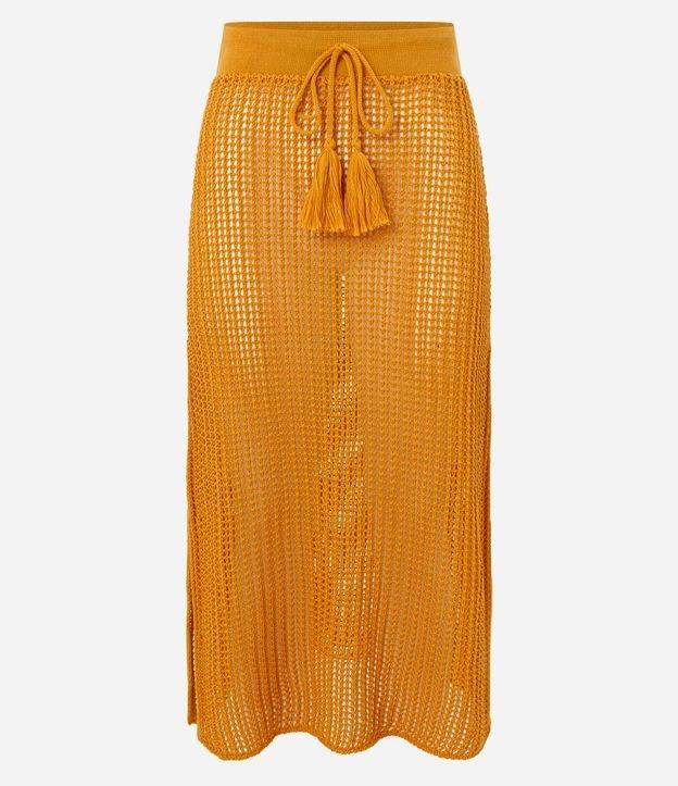 Saída de Praia Saia Midi em Crochê - 2