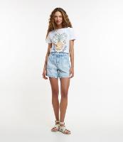 Short Mom em Jeans com Bolso Carpinteiro e Barra Dobrada - 2