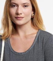 Vestido New Midi em Viscose com Bolsos e Costura Aparente - 3