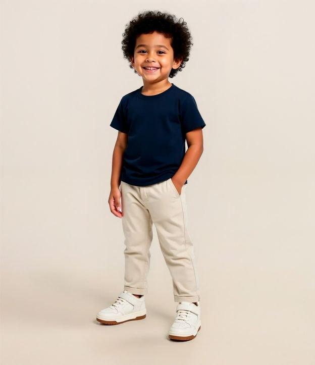 Calça Skinny Infantil em Sarja com Bolso Faca - Tam 1 a 4 anos - 3