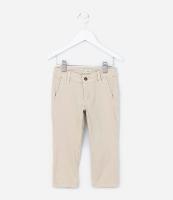 Calça Skinny Infantil em Sarja com Bolso Faca - Tam 1 a 4 anos - 2