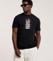 Camiseta em Algodão com Estampa Placas de Carro - 1