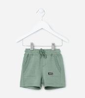 Bermuda Infantil em Modal com Bolsinhos - Tam  0 a 18 meses - 1