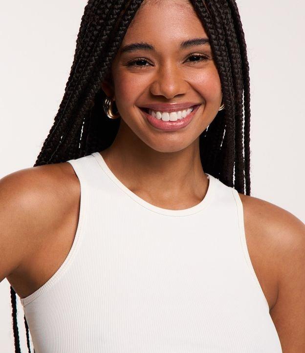 Blusa Curta Básica em Ribana Caneladinha - 1