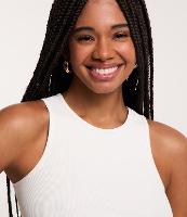 Blusa Curta Básica em Ribana Caneladinha - 1