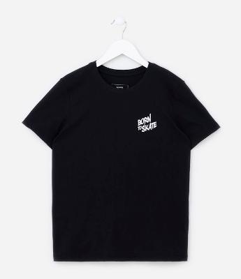 Camiseta Infantil com Estampa de Capivara Skatista - Tam 5 a 14 anos