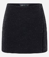 Short Saia Curto em Malha Metalizada - 1