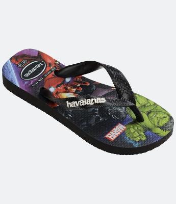 Chinelo Infantil Top com Estampa da Marvel II Havaianas - Tam 23 ao 36