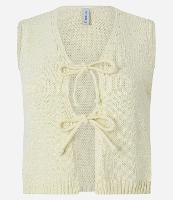 Blusa Colete em Tricô com Amarração - 1