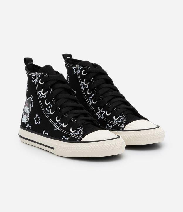 Tênis Botinha Infantil com Estampa de Estrelas e da Kuromi - Tam 26 ao 36 - 1