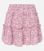 Saia Curta em Viscose com Babadinho e Estampa Floral Liberty - 2