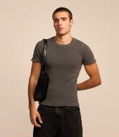 Camiseta Muscle Ribana Estonada com Textura Canelada - 2