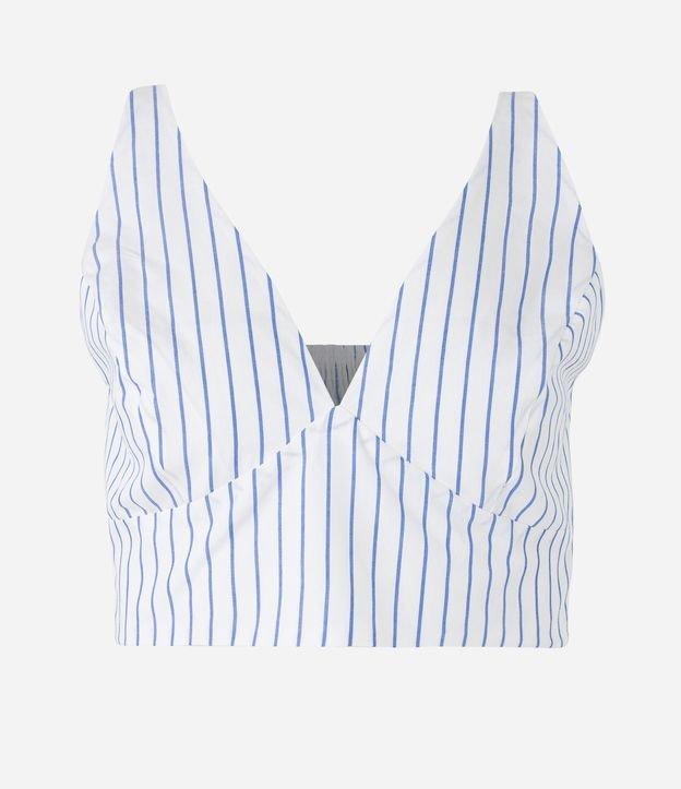 Blusa em Tricoline com Alcinha Regulável e Lastex nas Costas - 2