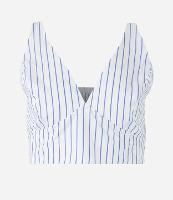 Blusa em Tricoline com Alcinha Regulável e Lastex nas Costas - 2