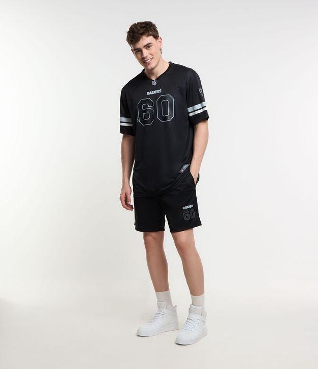 Bermuda Esportiva em Tecnologia Dry Estampa NFL Raiders 60 - 2