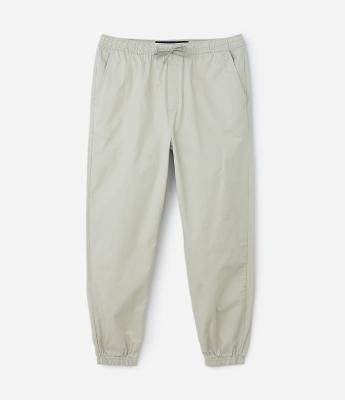 Calça Jogger em Sarja Estonada com Cós Elástico