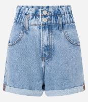 Short Baggy Cintura Alta em Jeans com Barra Dobrada - 2