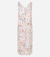 Vestido Midi em Chiffon com Textura Plissada e Estampa Floral - 2