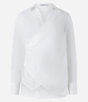 Camisa Transpassada em Tricoline com Pregas - 2