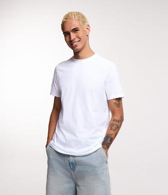 Camiseta Regular Básica em Algodão