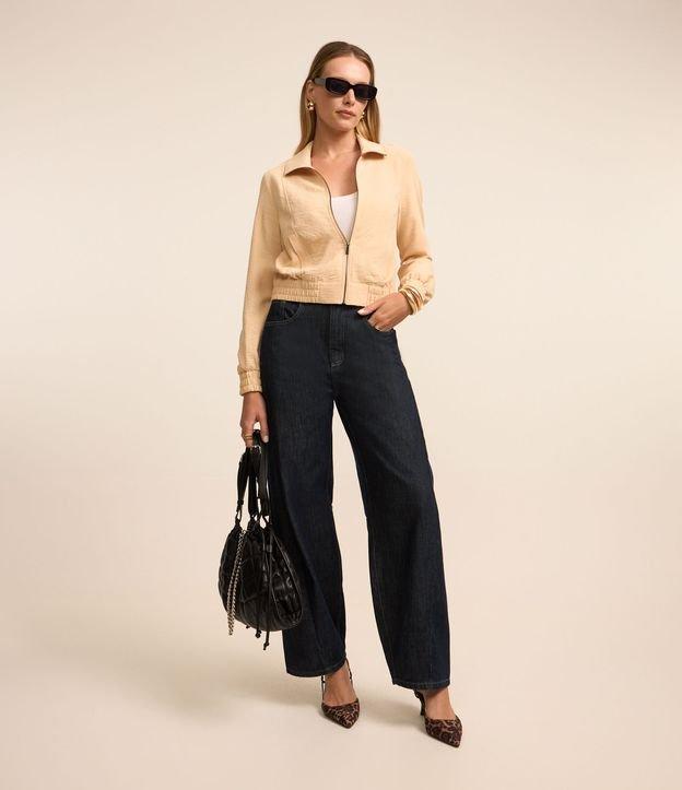 Jaqueta Bomber em Airflow com Punho e Barra Elasticos - 2