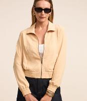 Jaqueta Bomber em Airflow com Punho e Barra Elasticos - 3