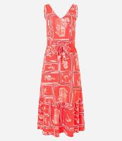 Vestido New Midi em Viscose com Amarração na Cintura - 2