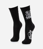 Meia Cano Longo com Estampa Charlie Brown Jr Só os Loucos Sabem - 1