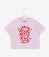 Camiseta Curta Infantil em Algodão com Estampa do Harry Potter - Tam 7 a 14 Anos - 1